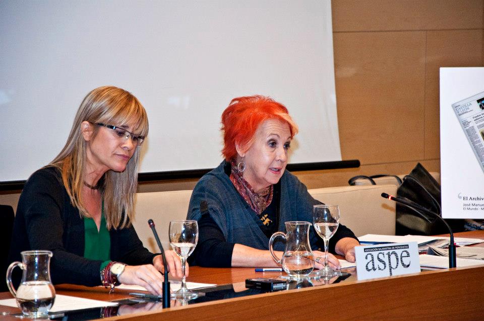 Con Rosa María Calaf